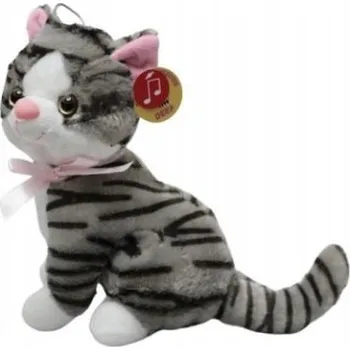 plyšák KRÁSNÁ KOČKA KOTĚ PLYŠÁK MŇOUKÁ 20 CM
