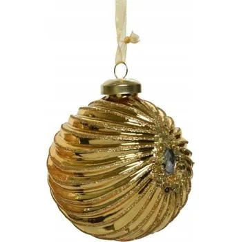 Vánoční dekorace Zdobená Vánoční Koule vánoční koule 8 cm, 1 ks