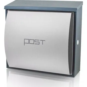 Poštovní schránka Poštovní schránka s novinami Bituxx šedá