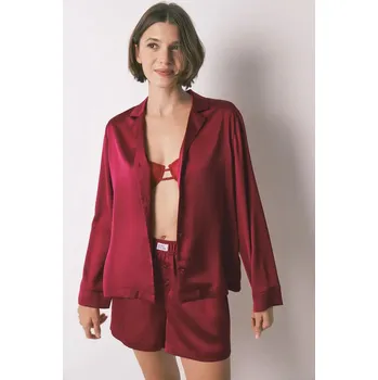 Dámské noční prádlo Pyžamová sada women'secret 2542475 burgundské 83X, vel. L