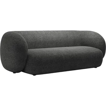 Pohovka Micadoni Tmavě šedá trojmístná pohovka Kate 213 cm