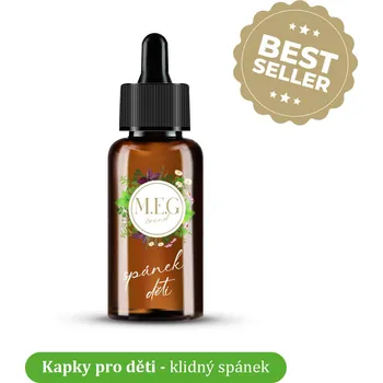 Doplněk stravy M.E.G Bio Bachovky pro děti - Klidný spánek