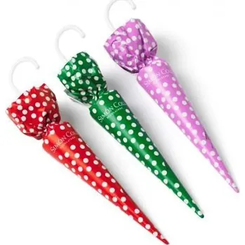 Čokoláda Simón Coll Deštník z mléčné čokolády - PUNTÍK - 1ks, 10g - MALÝ