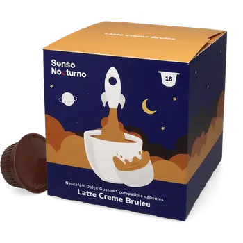 Káva Senso Nocturno | Latte Crème Brûlée - Počet kapslí pro Dolce Gusto: 16