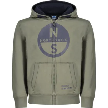 Pánská mikina NORTH SAILS CHILDREN&amp;#39;S GREEN ZIP-UP SWEATSHIRT North Sails modrá | kaki 3473823