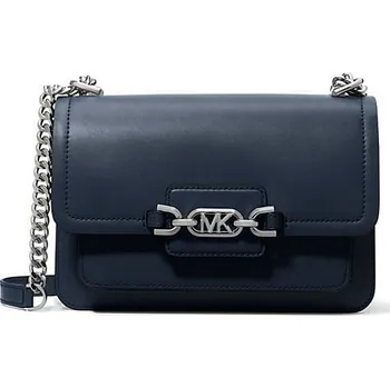 Michael Kors kožená kabelka Heather large navy modrá + doprava zdarma