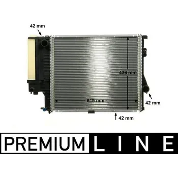 Chladič motoru Chladič, chlazení motoru MAHLE CR 244 000P