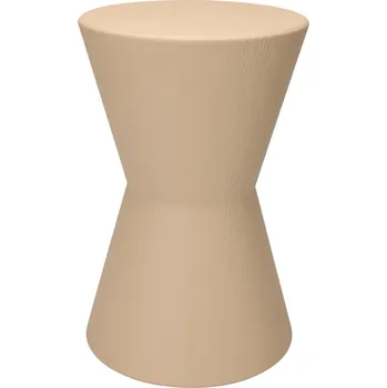 Home Styling Collection Boční stolek k pohovce typu totem TOME, žlutý, Ø 29 x 45 cm