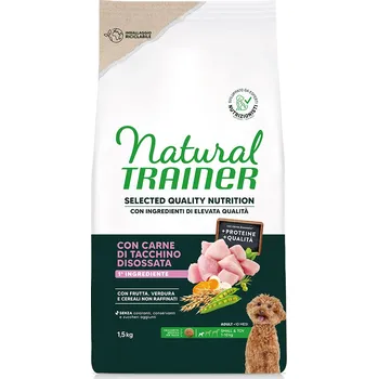 Krmivo pro psa 1,5kg Natural Trainer Selected Quality Nutrition Adult Small & Toy Whitefish