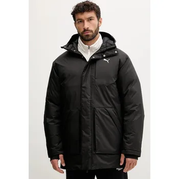 Péřová bunda Puma černá barva, zimní, 688380 99X, vel. S