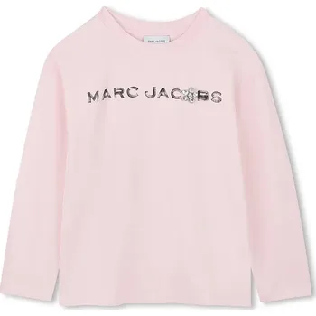 Chlapecké tričko Dětské bavlněné tričko s dlouhým rukávem Marc Jacobs W60587.114.150 růžová 03X, vel. 150