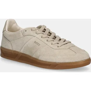 Dámské tenisky Semišové tenisky BOSS Brenta dámské, béžová barva, 50536645 50536645.275 80X, EUR 39