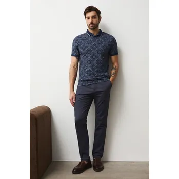 Pánské kalhoty Kalhoty Medicine pánské, tmavomodrá barva, ve střihu chinos RW25-SPMB05 59X, vel. XXL