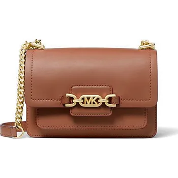 Michael Kors Heather malá kožená kabelka hnědá + doprava zdarma