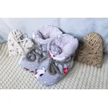 AMÁLKA Zateplené bačkůrky, zimní motiv Velikost: 56-68