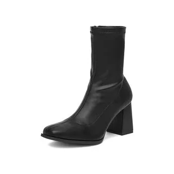 Dámské kozačky Polokozačky DeeZee BZRB0804-4 Černá 41