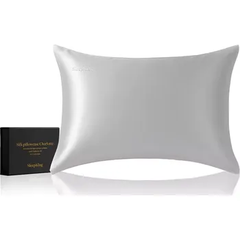 Povlak na dekorativní polštářek SleepKing™ Hedvábný povlak Charlotte - Stříbrná, 40x60cm