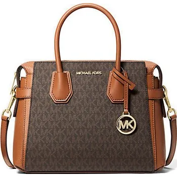 Michael Kors Mercer small logo kabelka hnědá + doprava zdarma