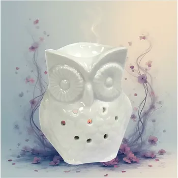 Aroma lampa AWM Klasická Bílá Aroma Lampa Vysoká Sova