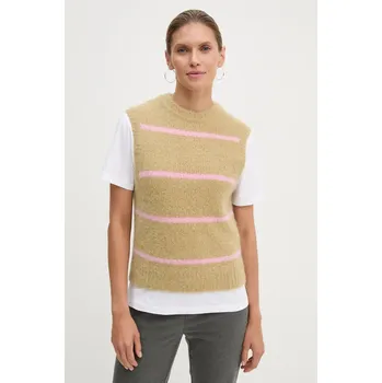 Dámská vesta Vlněná vesta Samsoe Samsoe SAJOAN F24300053 béžová 02X, vel. S