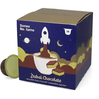 Senso Nocturno | Dubai Chocolate - 16 kapslí pro Dolce Gusto