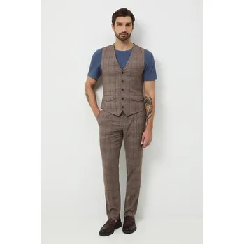 Pánské kalhoty Kalhoty Medicine pánské, hnědá barva, přiléhavé RW25-SPMB32 84A, vel. XL