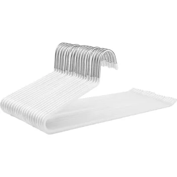 Ramínko SONGMICS Ramínka na kalhoty, 38x13x0.5cm, bílá Kovový věšák