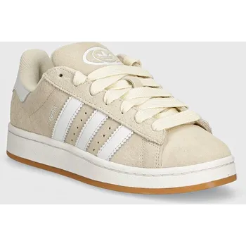 Dámská obuv Semišové tenisky adidas Originals Campus 00s béžová barva, ID1435 08X, EUR 38 2/3