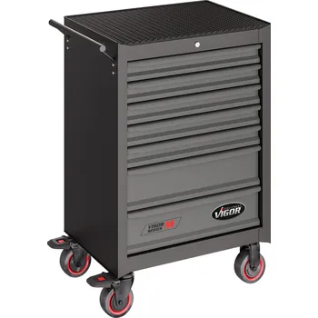 Dílenský vozík na nářadí, VIGOR 500N, se 7 zásuvkami - V5489