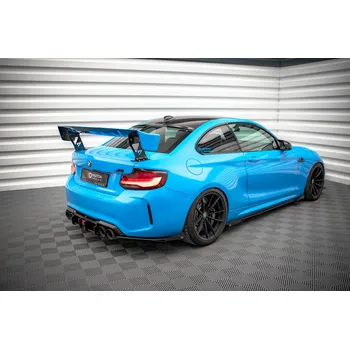 Tuning Maxton Design křidélka bočních difuzorů zad. nárazníku pro BMW M2 F87, černý lesklý plast ABS