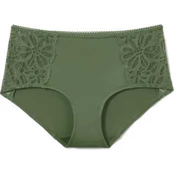 Kalhotky 662741 - Tchibo - Kalhotky se středně vysokým pasem - pro ženy - vel. S 36/38 - barva: zelená