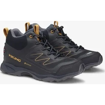 Chlapecké tenisky Viking celoroční obuv TIND MID GTX černá VEL. 33 - VÝPRODEJ (VÝPRODEJ)