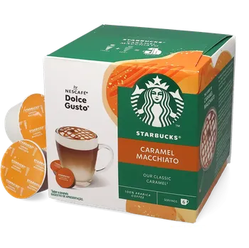Káva Starbucks | Caramel Macchiato - Počet kapslí pro Dolce Gusto: 12