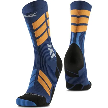 Pánské termo ponožky X-Socks X-Country Perform Crew - marine/orange 39-41