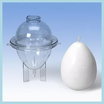 Výroba svíčky Polykarbonátová forma Vejce velké (Forma na výrobu svíček)