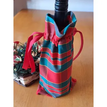 Vánoční dekorace Vánoční pytlík kanafas