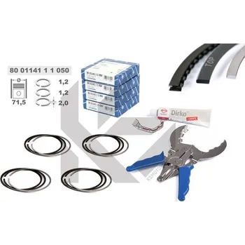 Píst motoru Sada pístních kroužků ET ENGINETEAM R1010650KS