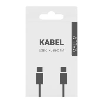 Datový kabel Malum Kabel USB-C > USB-C 1m