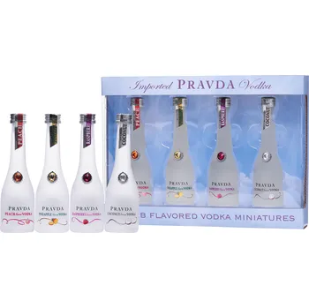 Vodka Pravda Vodka Mini Set 4 x 0,05l 37,5% 0,2l