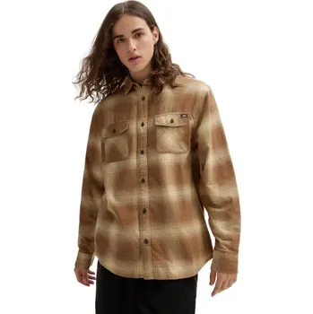Pánská košile VANS MONTEREY III SHIRT SEPIA/TAOS TAUPE Velikost: XXL