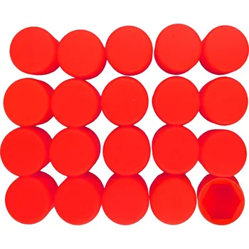 Poklice na kolo Cappa Kryty matic silikonové 20ks červené 17 mm Cappa