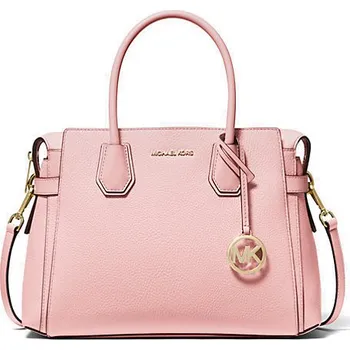 Michael Kors Mercer medium kožená kabelka růžová + doprava zdarma