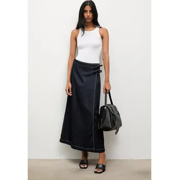 Dámská sukně Džínová sukně Answear.LAB ZD.2053.TOS námořnická modř 59X, vel. M