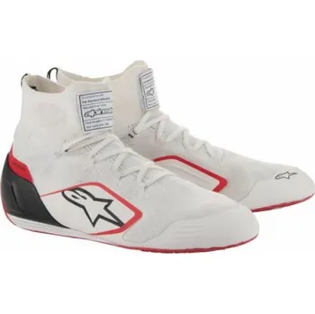 Moto obuv ALPINESTARS Topánky Alpinestars Supertech white and red 42,5