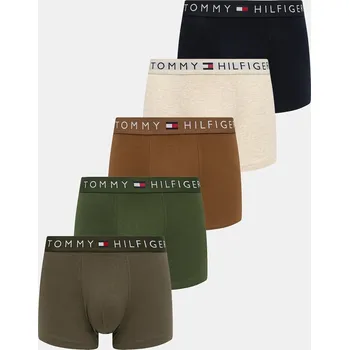 Boxerky Tommy Hilfiger 5-pack UM0UM03494 zelená 91X, vel. M