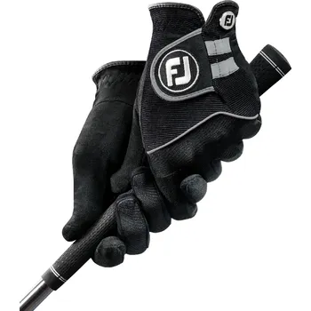 Golfové rukavice Footjoy Raingrip 24 Black 1 Pár L Pánské rukavice