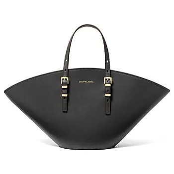 Michael Kors Isa small kožená kabelka černá + doprava zdarma