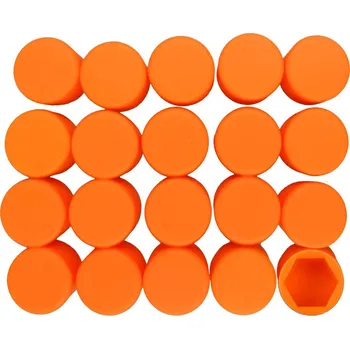 Poklice na kolo Cappa Kryty matic silikonové 20ks oranžové 21 mm Cappa