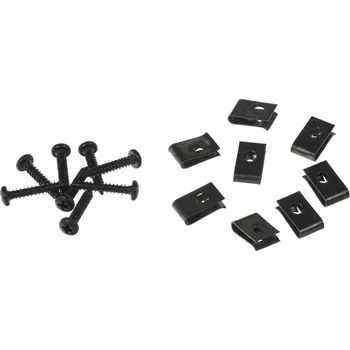 Autorádio Šrouby + upevňovací plíšky k repro 8 ks