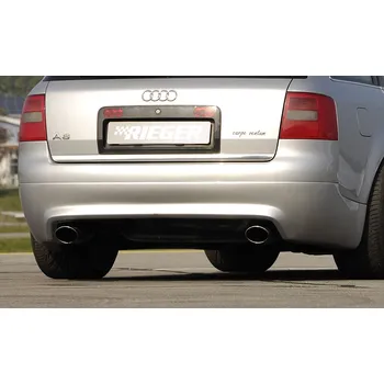 PC tuning Rieger spoiler pod zadní nárazník S6 Look pro Audi A6 4B avant po faceliftu r.v. 07/01-, plast ABS bez povrchové úpravy